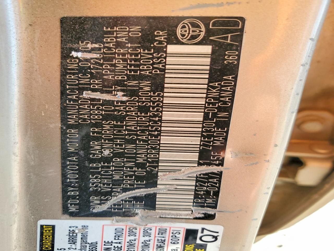 2005 Toyota Corolla ce