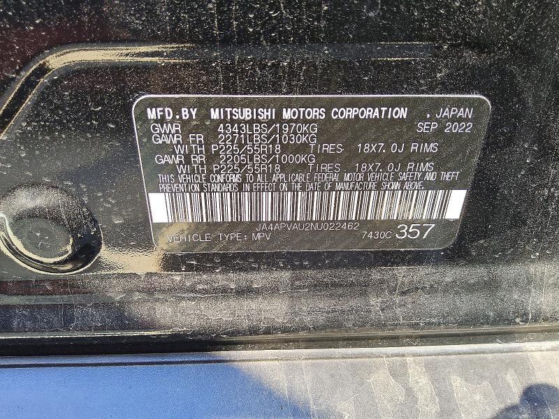 2022 Mitsubishi Outlander Sport se