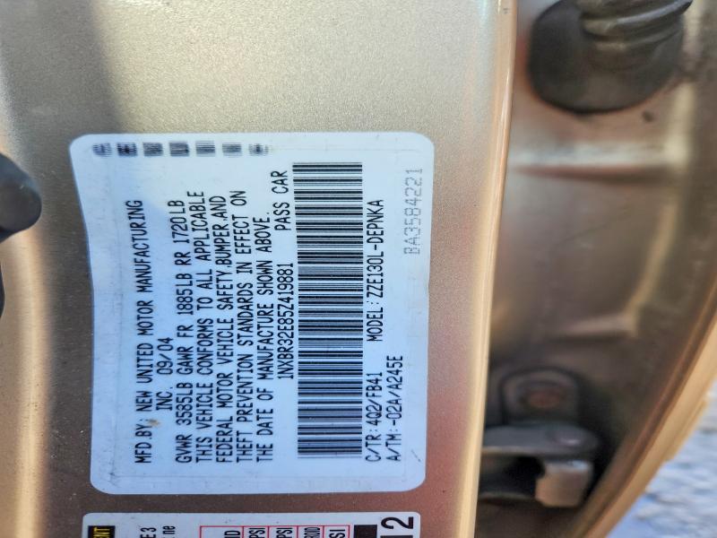 2005 Toyota Corolla le
