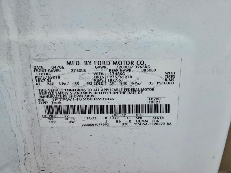 2006 Ford F150 Supercrew