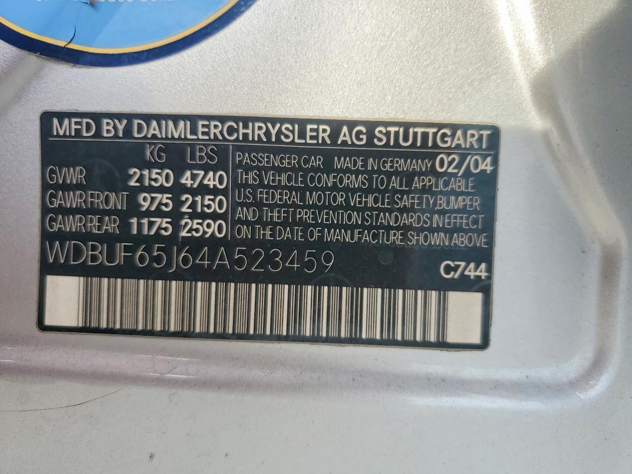 2004 Mercedes-Benz E 320