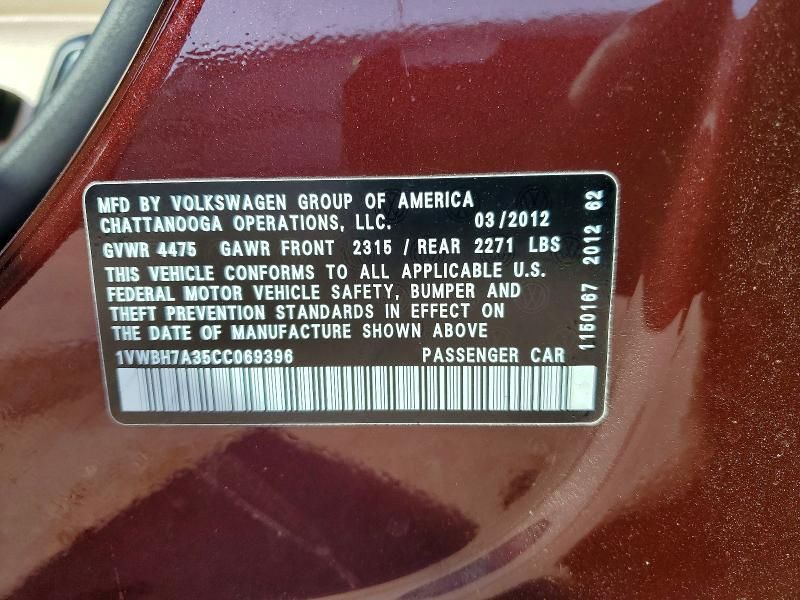 2012 Volkswagen Passat se