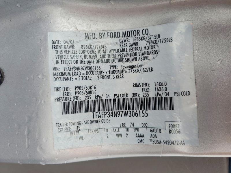 2007 Ford Focus ZX4