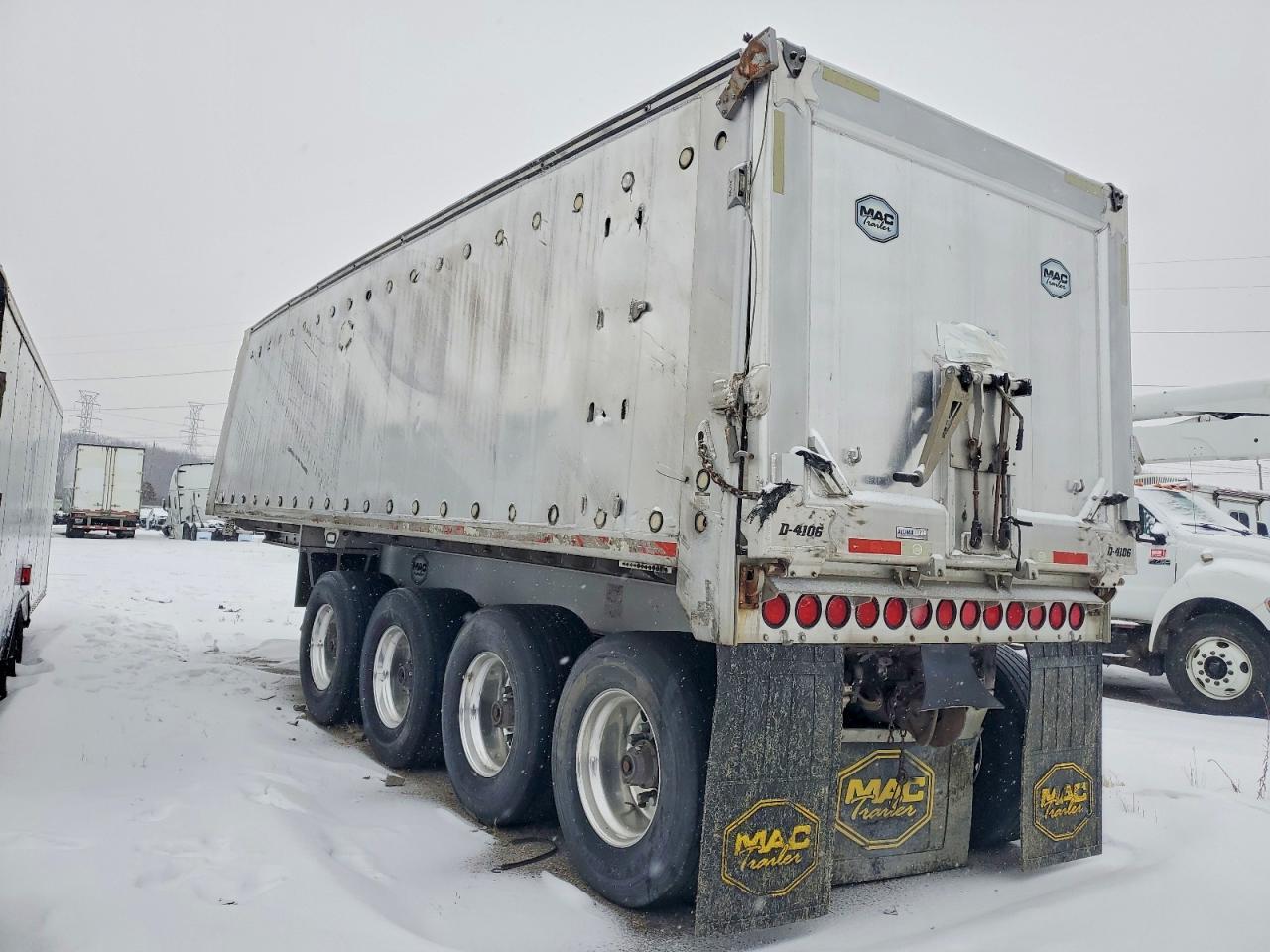 2016 MAC END Dump Trailer