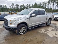 Salvage trucks for sale at Harleyville, SC auction: 2015 Ford F150 Supercrew