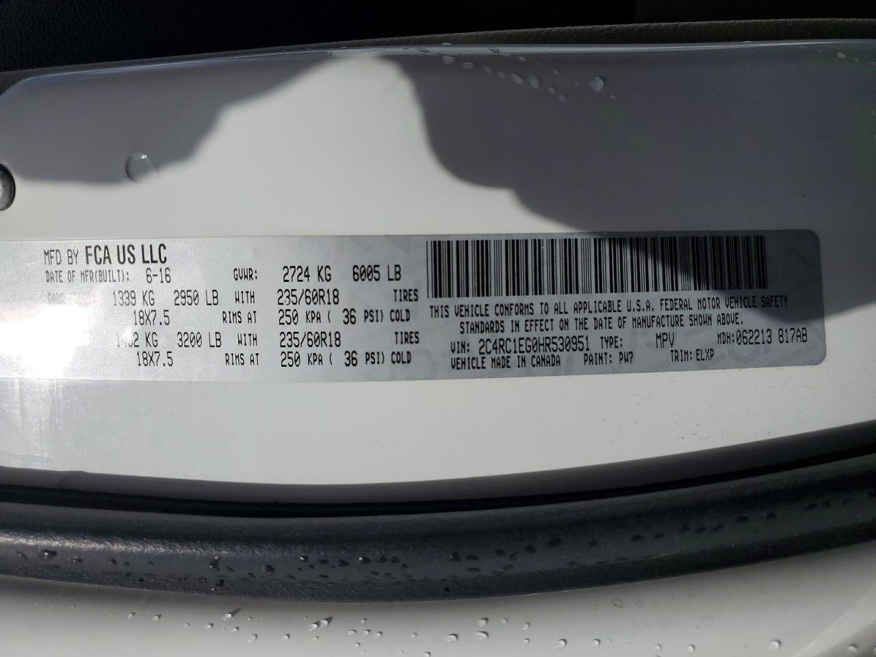 2017 Chrysler Pacifica Touring l Plus