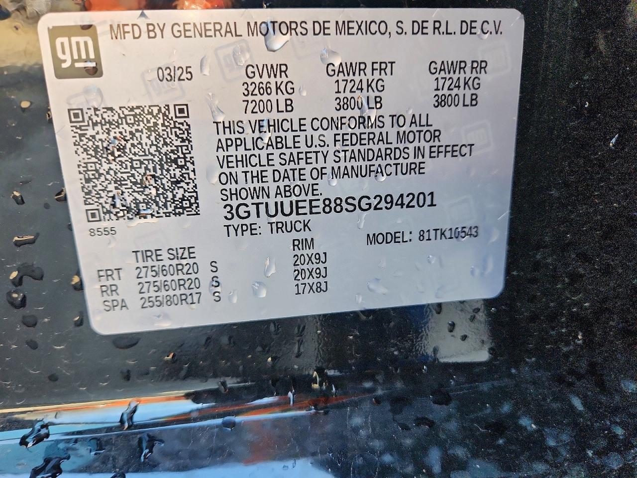 2025 GMC Sierra K1500 AT4