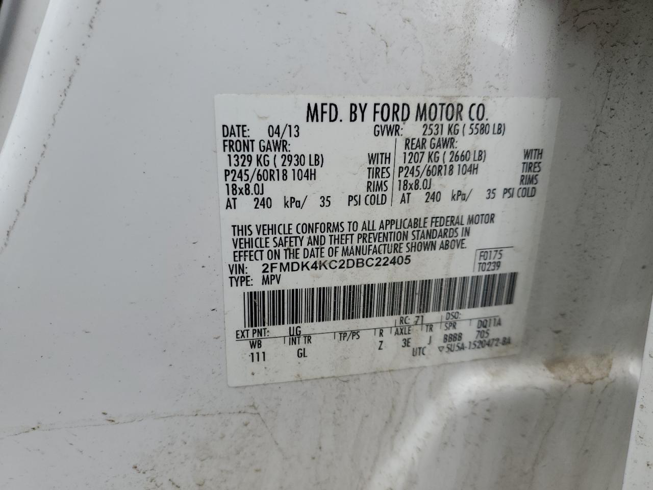 2013 Ford Edge Limited