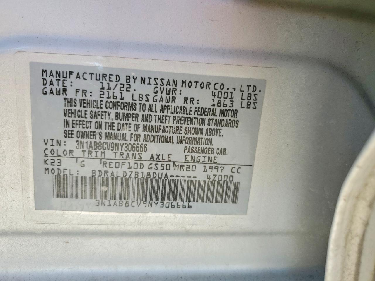 2022 Nissan Sentra sv