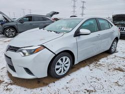 Vehiculos salvage en venta de Copart Elgin, IL: 2016 Toyota Corolla l