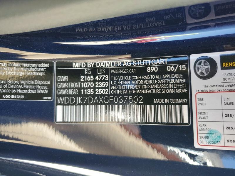 2016 Mercedes-Benz Sl 550