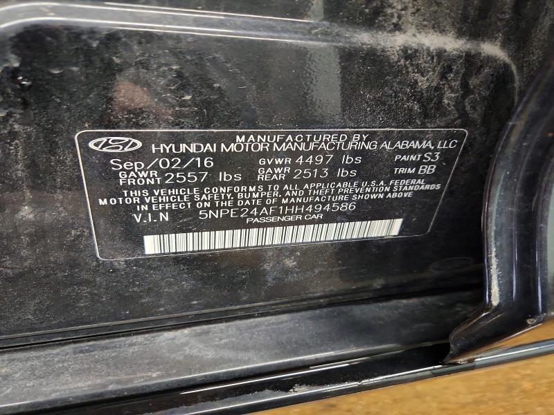 2017 Hyundai Sonata se