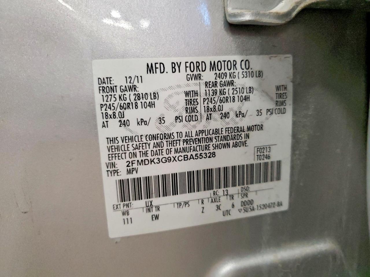 2012 Ford Edge se