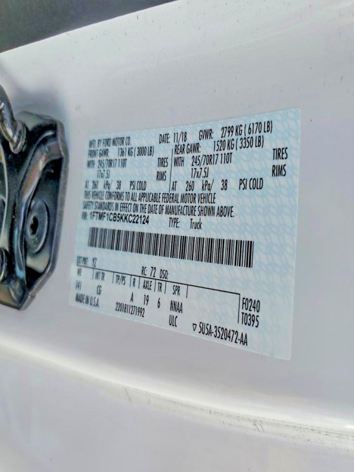 2019 Ford F150