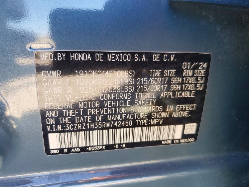 2024 Honda Hr-v lx