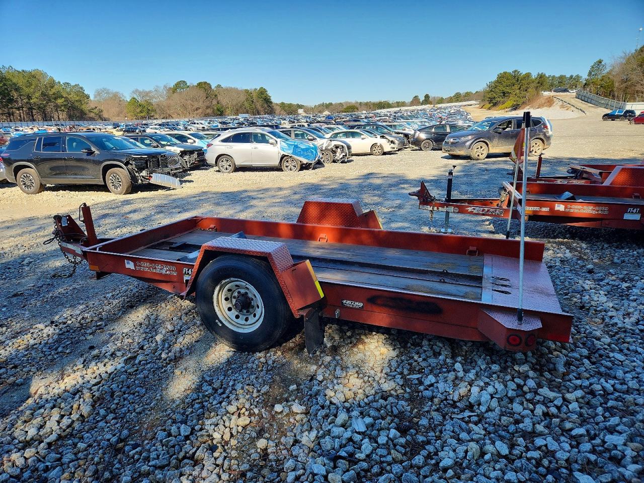 2015 Felling FT-6-T-1 Tilt Deck Equipment Trailer