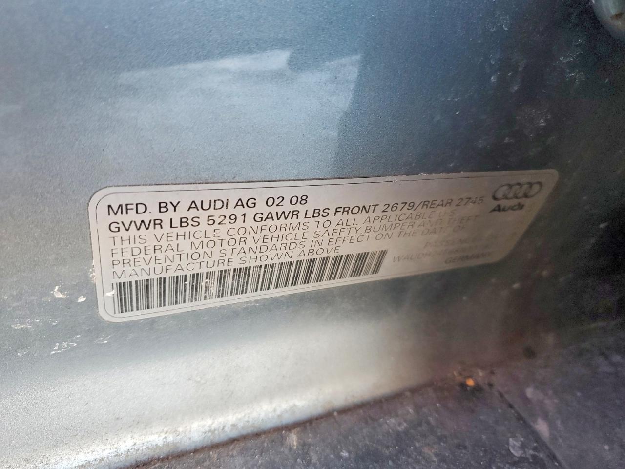 2008 Audi A6 3.2 Quattro