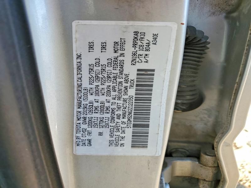 2002 Toyota Tacoma Double cab Prerunner