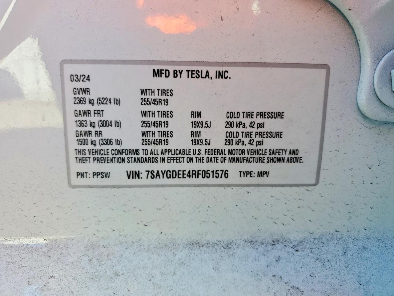 2024 Tesla Model y