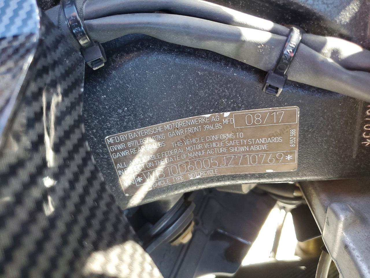 2018 BMW S 1000 RR