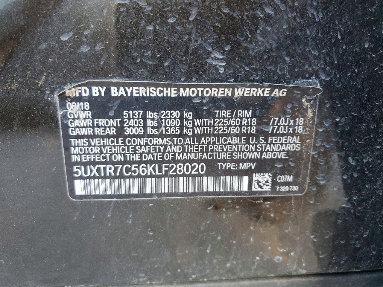 2019 BMW X3 Sdrive30i