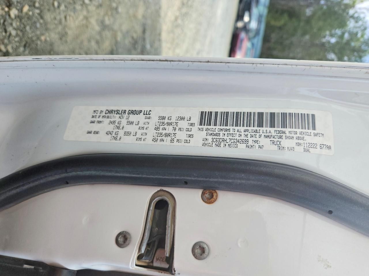 2012 Dodge Ram 3500 slt