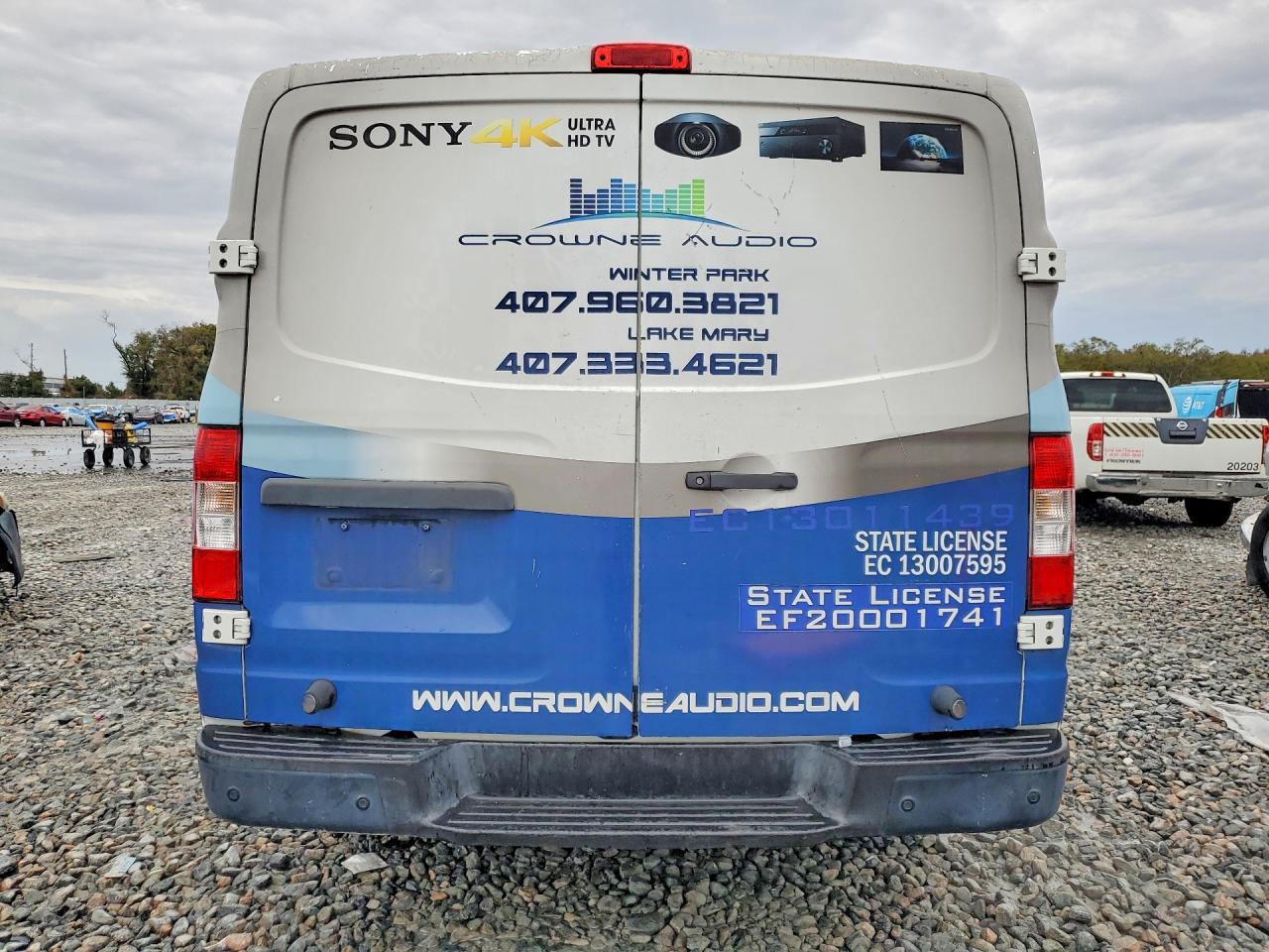 2017 Nissan NV 2500 Utility / Service Van