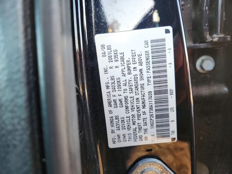 2008 Honda Accord ex