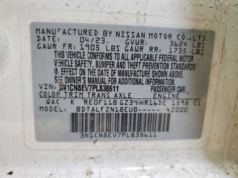 2023 Nissan Versa sv