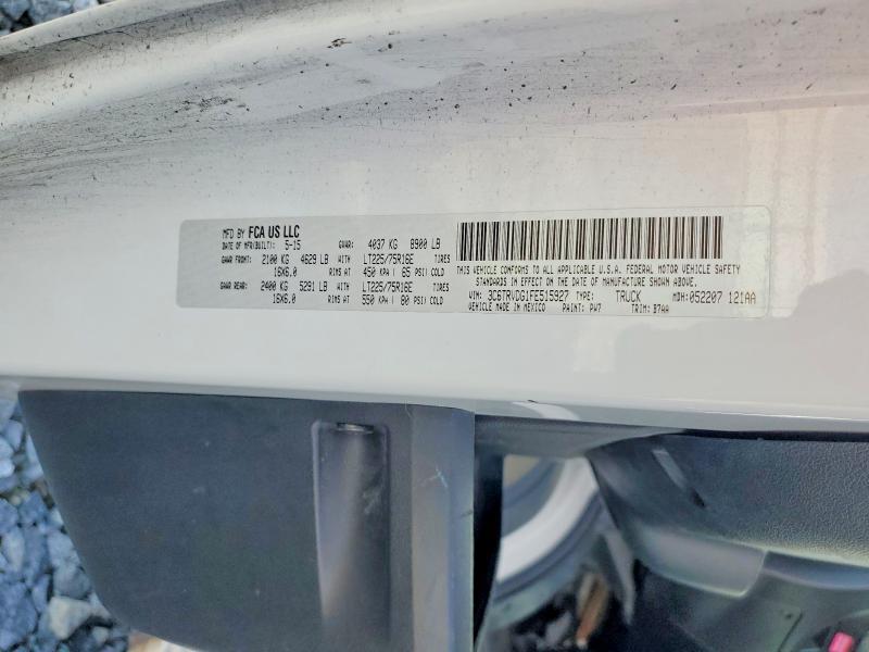 2015 Dodge Ram Promaster 2500 Utility / Service van