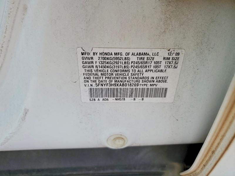 2010 Honda Pilot Touring
