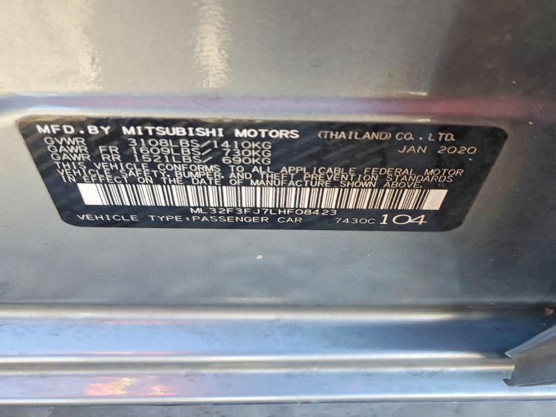 2020 Mitsubishi Mirage G4 es