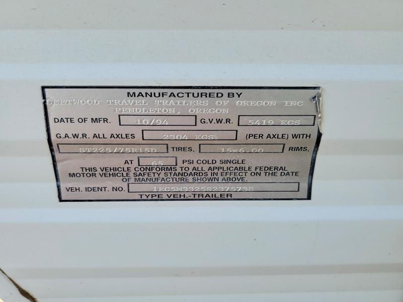 1995 Prowler 5th Wheel