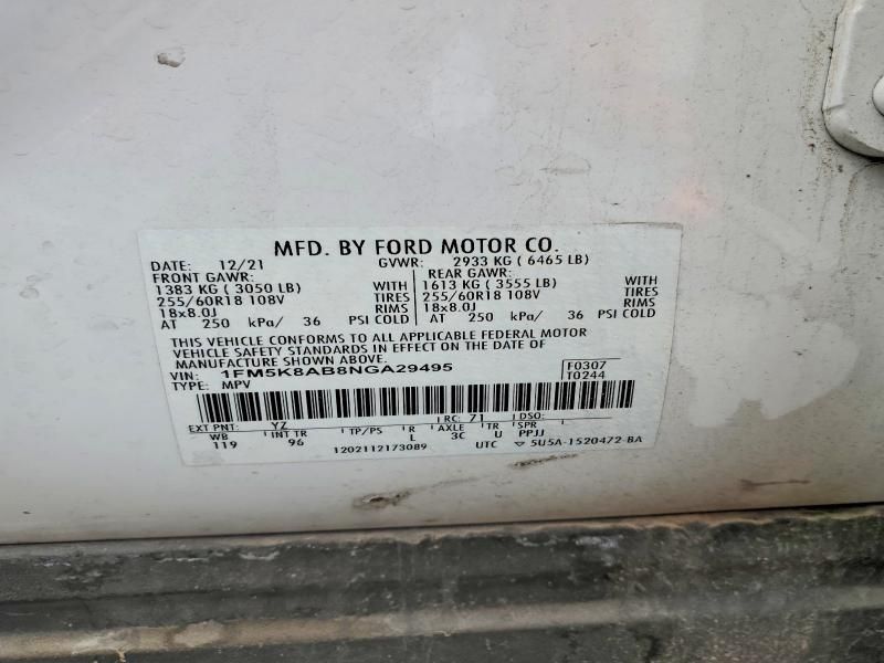 2022 Ford Explorer Police Interceptor