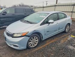 Honda Civic salvage cars for sale: 2012 Honda Civic ex