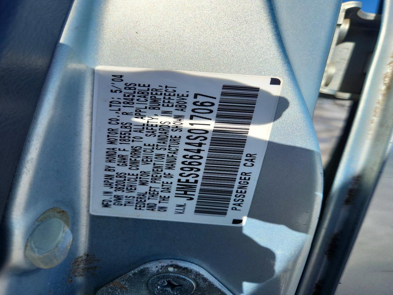 2004 Honda Civic Hybrid