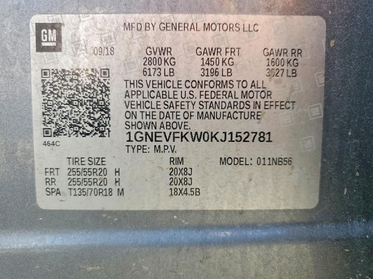 2019 Chevrolet Traverse ls