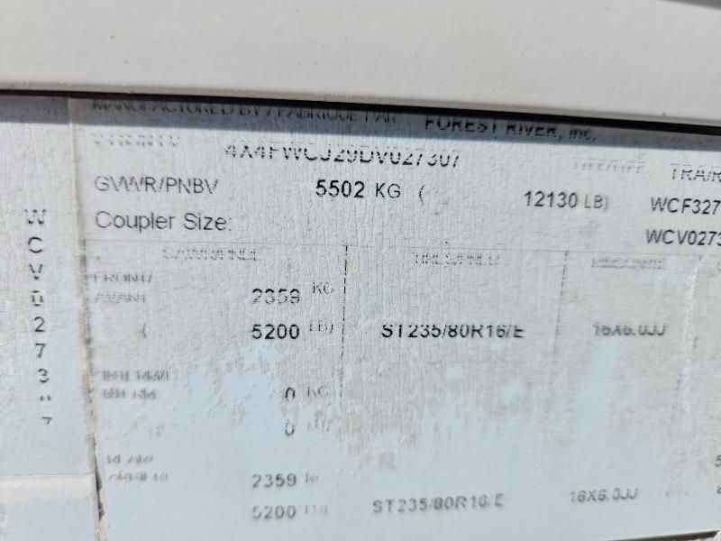 2013 Foresriver 2013 Forest River Wildcat Camper