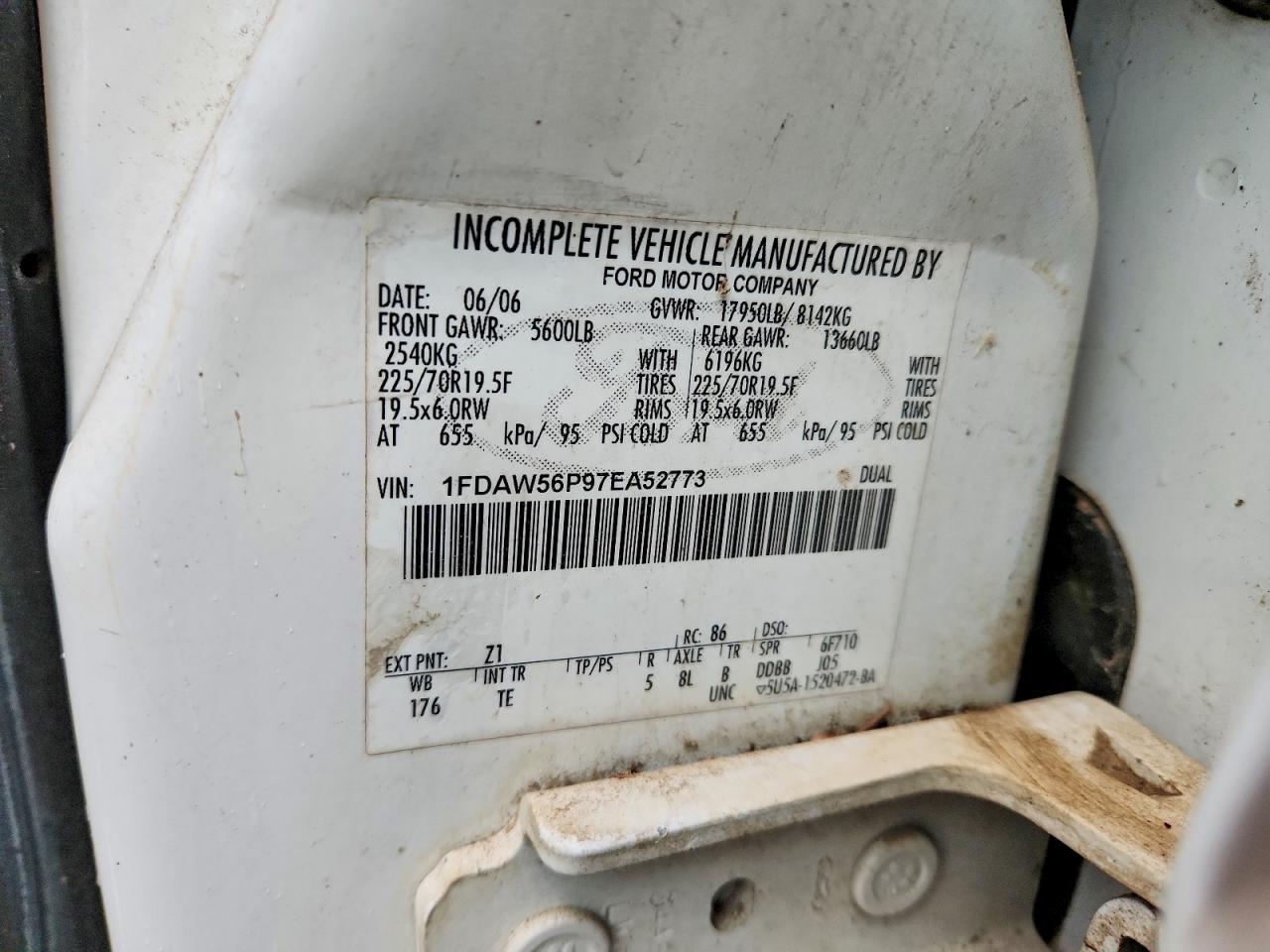 2007 Ford F550 Super Duty Utility / Service Truck