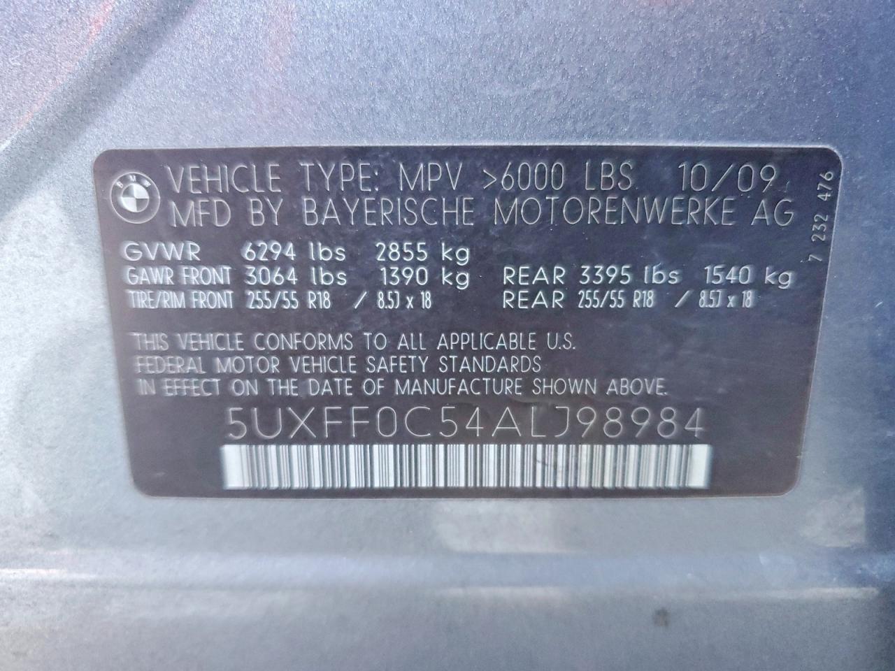 2010 BMW X5 Xdrive35d
