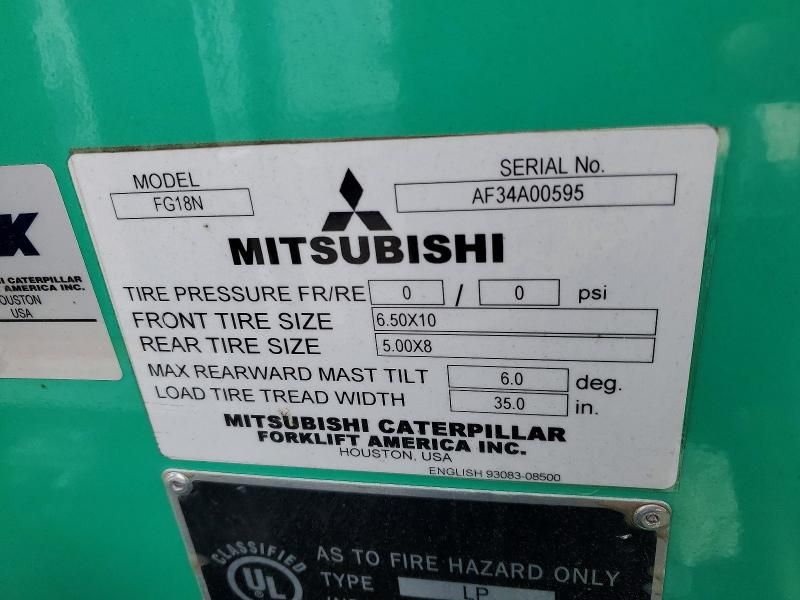 2018 Mitsubishi Forklift-Forklift