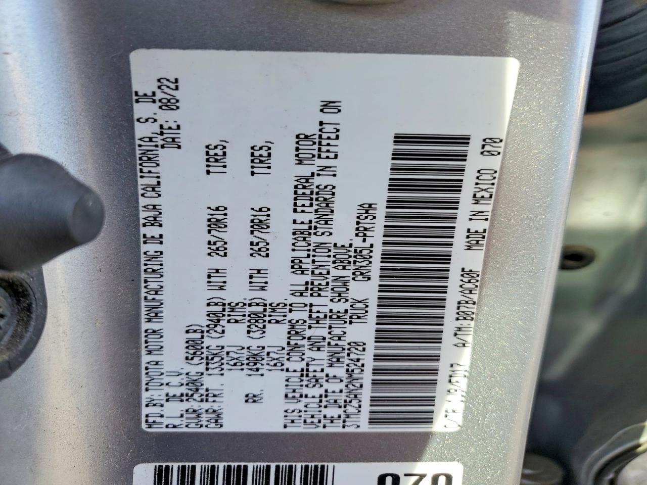 2022 Toyota Tacoma TRD OFF-Road