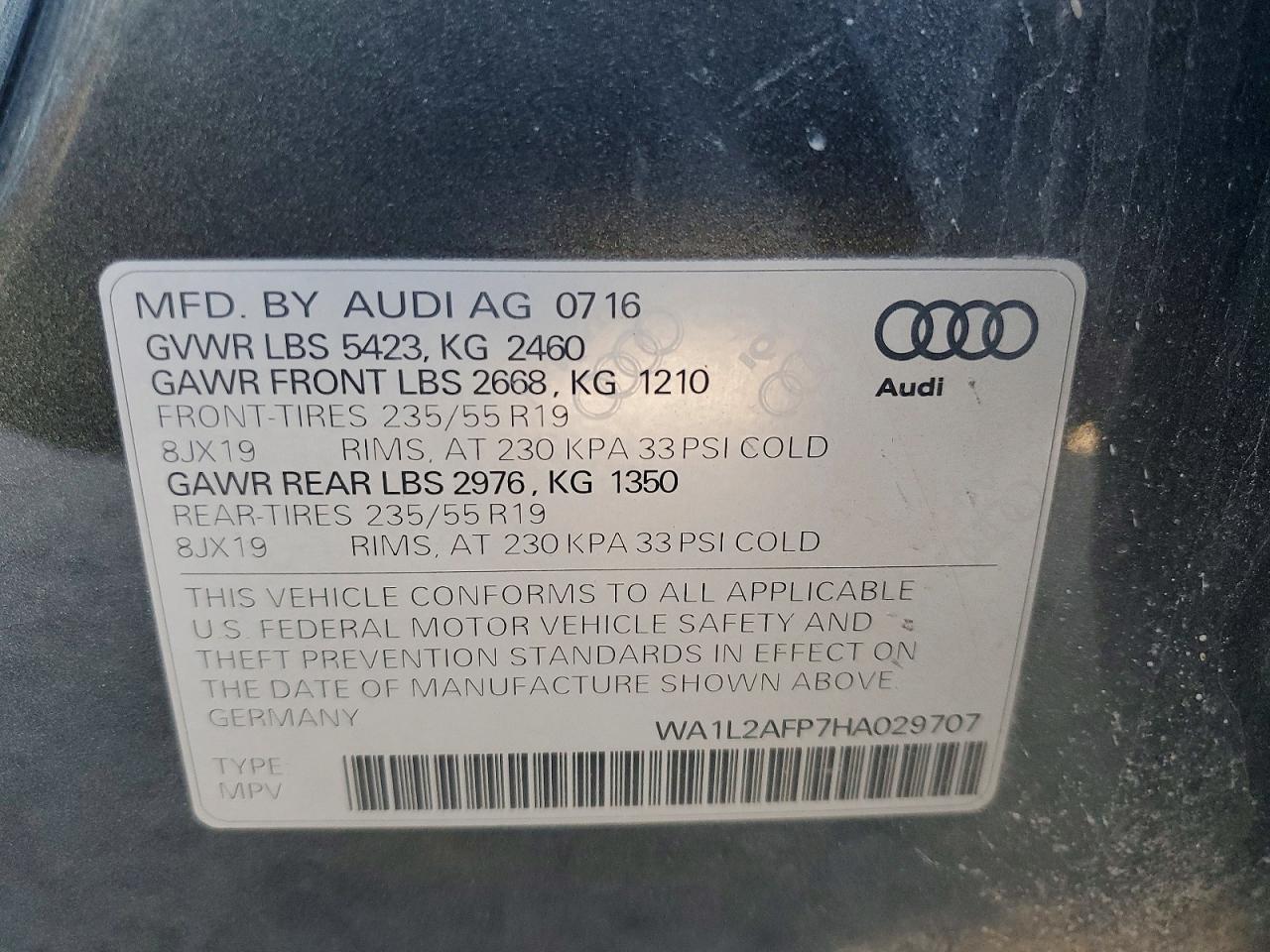 2017 Audi Q5 Premium Plus