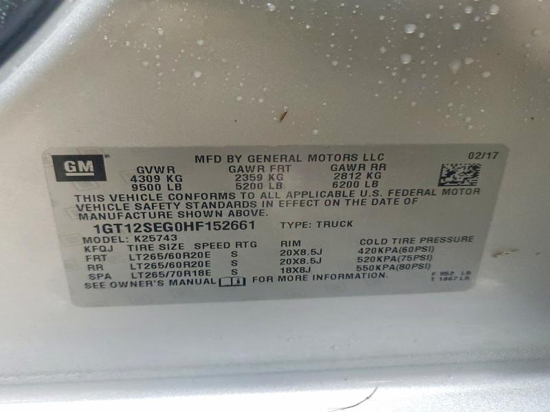 2017 GMC Sierra K2500 sle