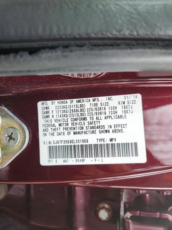 2014 Honda Crosstour exl