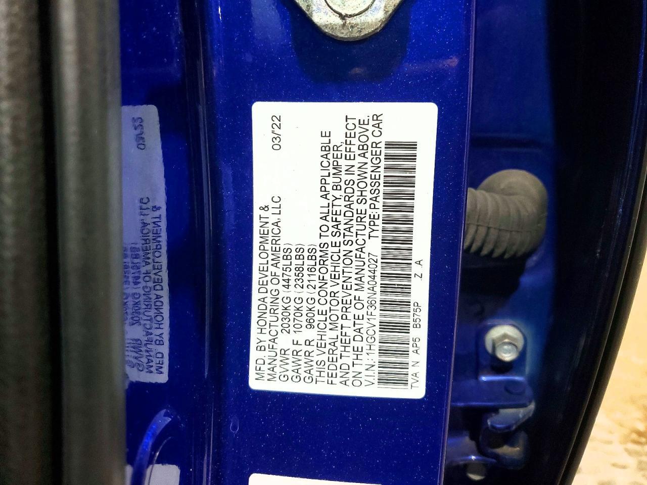 2022 Honda Accord Sport