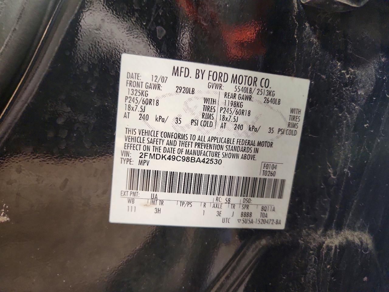 2008 Ford Edge Limited