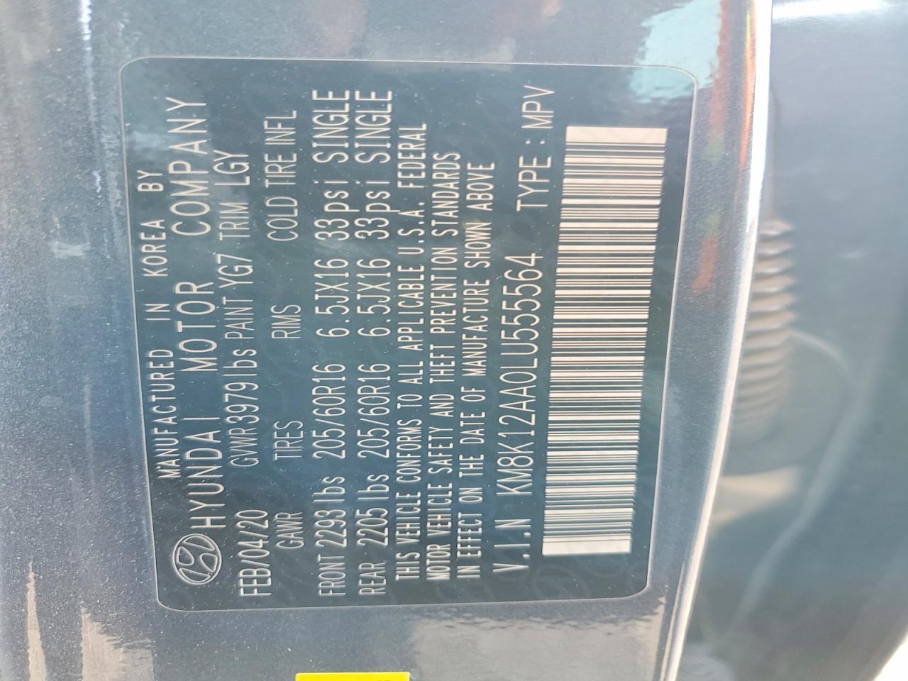 2020 Hyundai Kona se