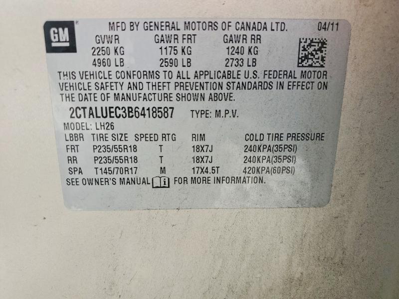 2011 GMC Terrain slt