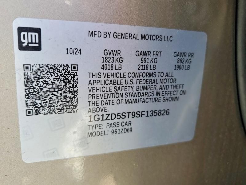 2025 Chevrolet Malibu lt